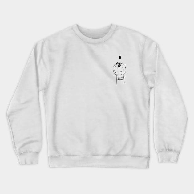 thanK you aIMee Crewneck Sweatshirt by Taylor Thompson Art